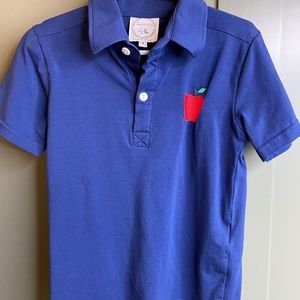 Bella Bean Apple Embroidered Polo Size 5